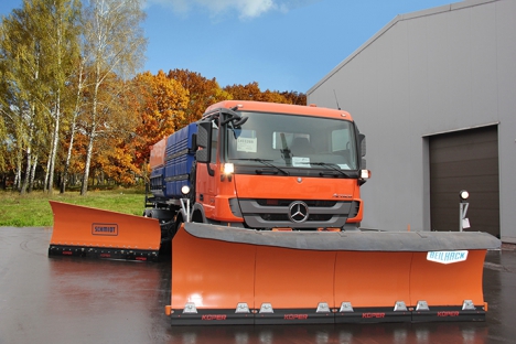 Универсальные комбинированные дорожные машины Schmidt на базе шасси Mercedes-Benz